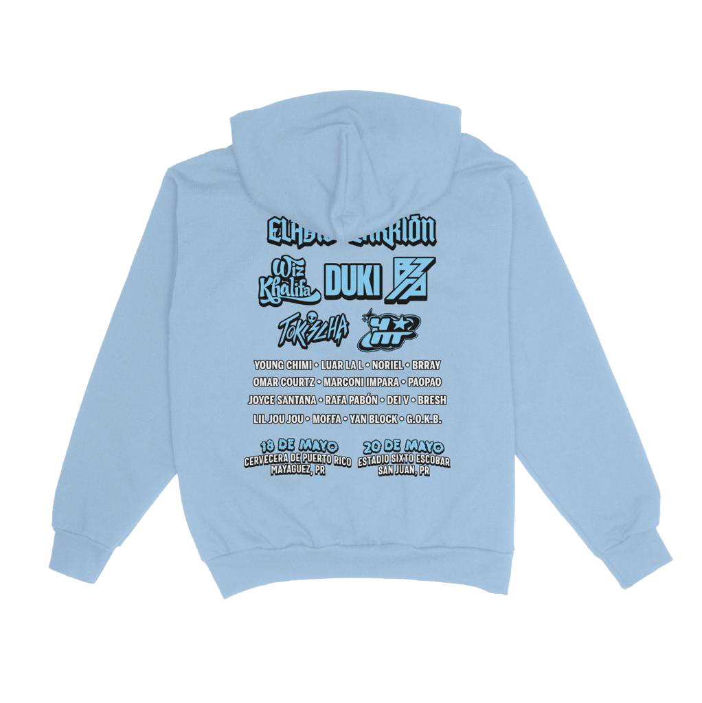 Sauce Boyz Fest Blue Hoodie Eladio Carrión