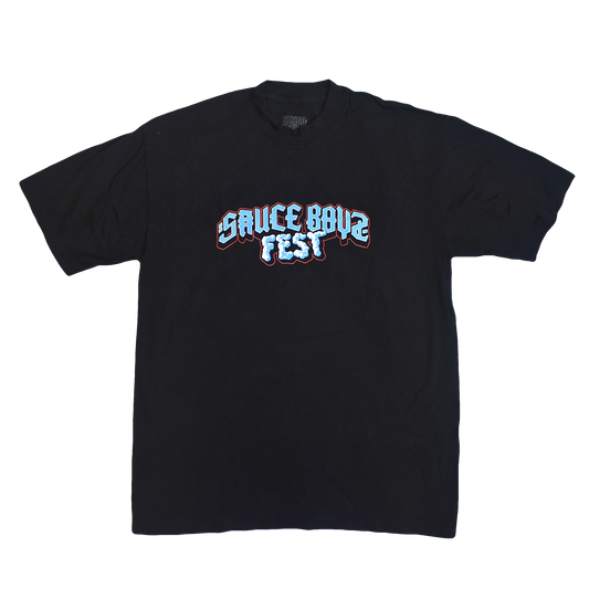 Camiseta Sauce Boyz Fest - Negro